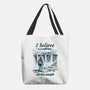 Small Town With Three Waterfalls-None-Basic Tote-Bag-NMdesign