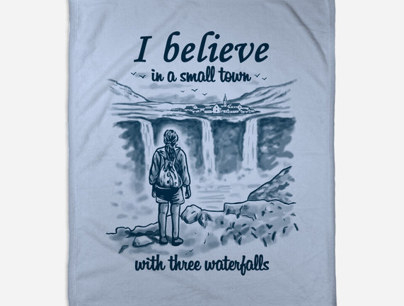 Small Town With Three Waterfalls