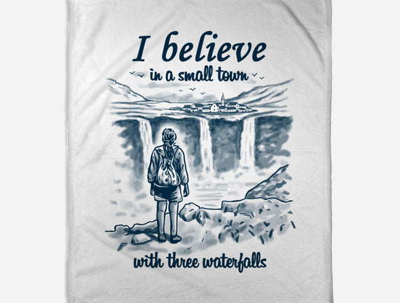 Small Town With Three Waterfalls