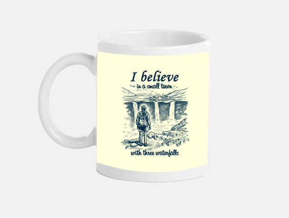 Small Town With Three Waterfalls