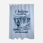Small Town With Three Waterfalls-None-Polyester-Shower Curtain-NMdesign