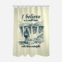 Small Town With Three Waterfalls-None-Polyester-Shower Curtain-NMdesign