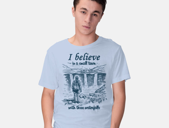 Small Town With Three Waterfalls