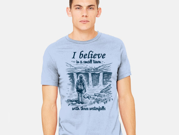 Small Town With Three Waterfalls