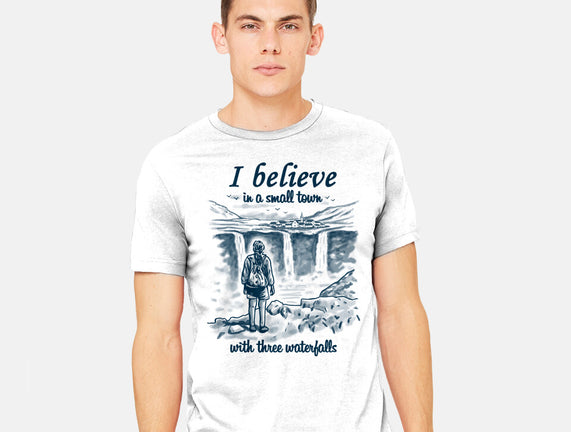 Small Town With Three Waterfalls