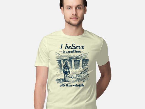 Small Town With Three Waterfalls