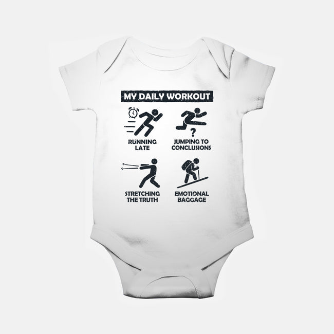 My Daily Workout-Baby-Basic-Onesie-NMdesign