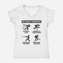 My Daily Workout-Womens-V-Neck-Tee-NMdesign