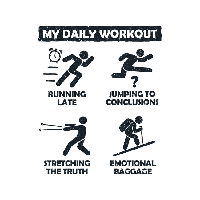 My Daily Workout-None-Stretched-Canvas-NMdesign