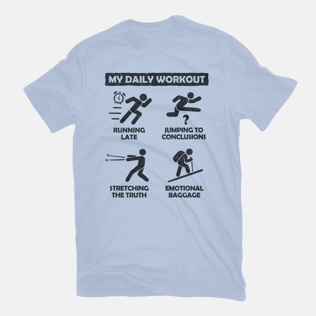 My Daily Workout-Womens-Fitted-Tee-NMdesign
