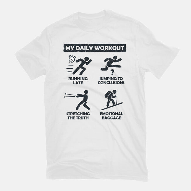 My Daily Workout-Womens-Fitted-Tee-NMdesign