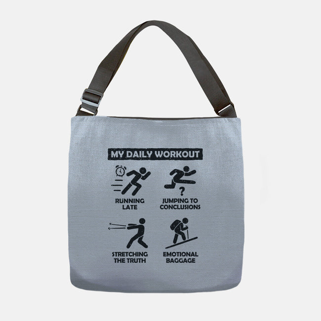 My Daily Workout-None-Adjustable Tote-Bag-NMdesign