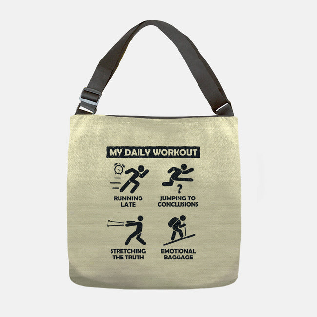 My Daily Workout-None-Adjustable Tote-Bag-NMdesign