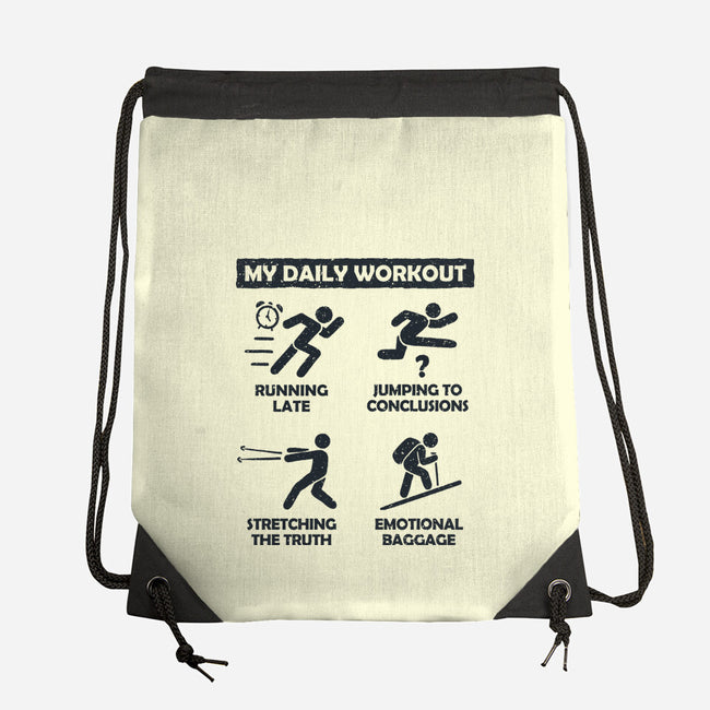 My Daily Workout-None-Drawstring-Bag-NMdesign