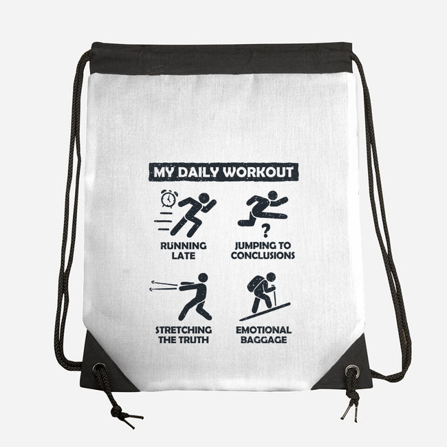 My Daily Workout-None-Drawstring-Bag-NMdesign
