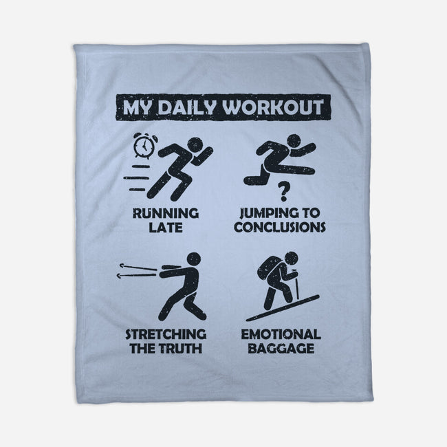 My Daily Workout-None-Fleece-Blanket-NMdesign