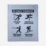 My Daily Workout-None-Fleece-Blanket-NMdesign