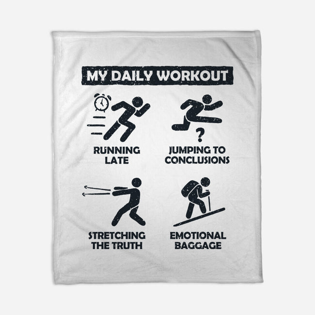 My Daily Workout-None-Fleece-Blanket-NMdesign