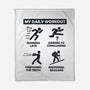 My Daily Workout-None-Fleece-Blanket-NMdesign
