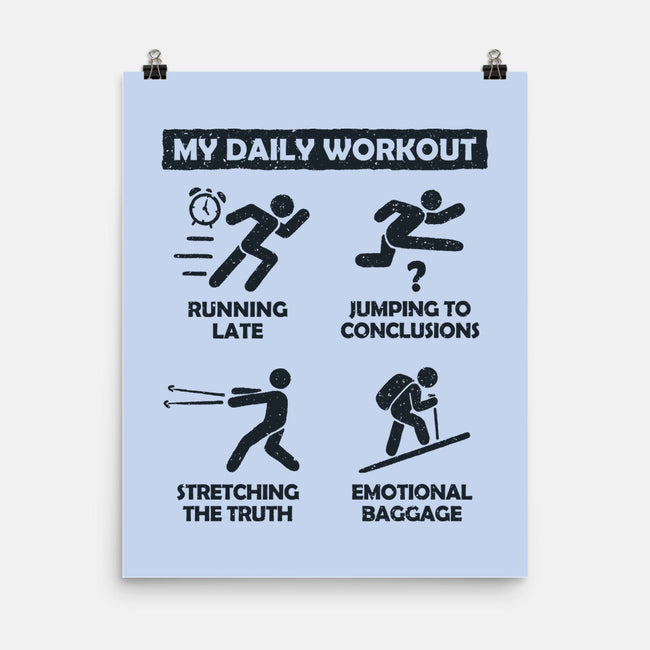 My Daily Workout-None-Matte-Poster-NMdesign