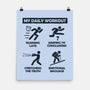 My Daily Workout-None-Matte-Poster-NMdesign