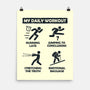 My Daily Workout-None-Matte-Poster-NMdesign