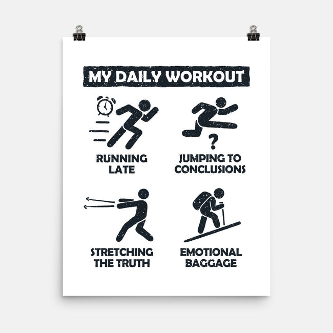 My Daily Workout-None-Matte-Poster-NMdesign