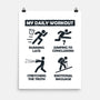My Daily Workout-None-Matte-Poster-NMdesign