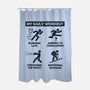 My Daily Workout-None-Polyester-Shower Curtain-NMdesign