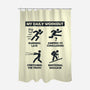 My Daily Workout-None-Polyester-Shower Curtain-NMdesign