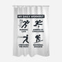 My Daily Workout-None-Polyester-Shower Curtain-NMdesign