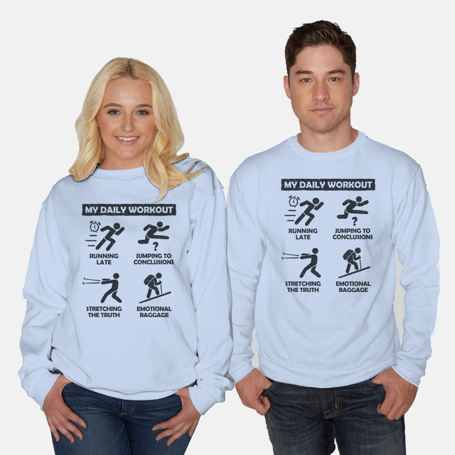 My Daily Workout-Unisex-Crew Neck-Sweatshirt-NMdesign