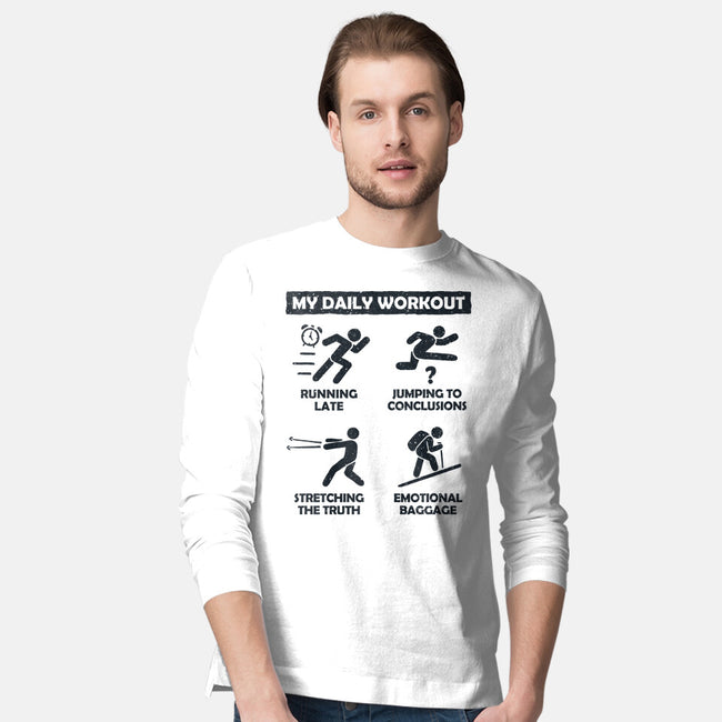 My Daily Workout-Mens-Long Sleeved-Tee-NMdesign
