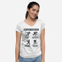My Daily Workout-Womens-V-Neck-Tee-NMdesign