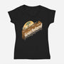 Sunset Wasteland-Womens-V-Neck-Tee-Getsousa!