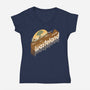Sunset Wasteland-Womens-V-Neck-Tee-Getsousa!