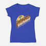 Sunset Wasteland-Womens-V-Neck-Tee-Getsousa!