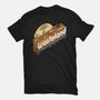 Sunset Wasteland-Womens-Fitted-Tee-Getsousa!