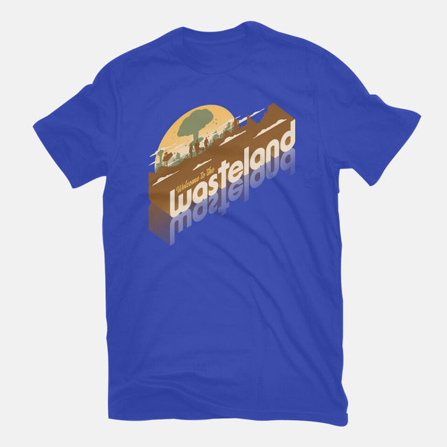 Sunset Wasteland-Womens-Fitted-Tee-Getsousa!