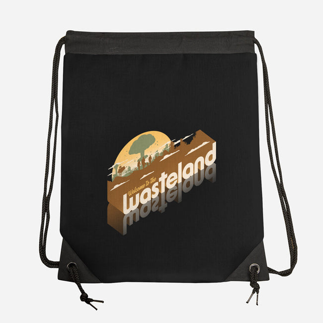 Sunset Wasteland-None-Drawstring-Bag-Getsousa!