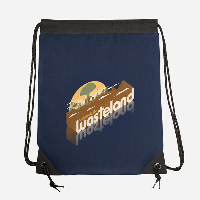 Sunset Wasteland-None-Drawstring-Bag-Getsousa!