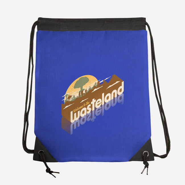 Sunset Wasteland-None-Drawstring-Bag-Getsousa!
