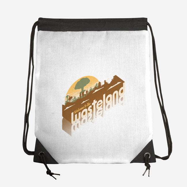 Sunset Wasteland-None-Drawstring-Bag-Getsousa!