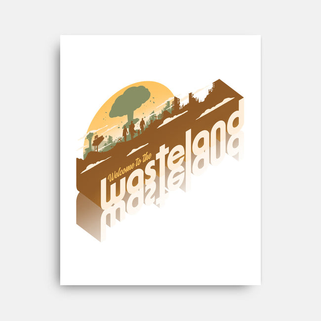 Sunset Wasteland-None-Stretched-Canvas-Getsousa!