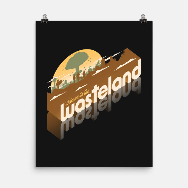 Sunset Wasteland-None-Matte-Poster-Getsousa!