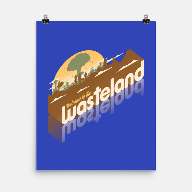 Sunset Wasteland-None-Matte-Poster-Getsousa!