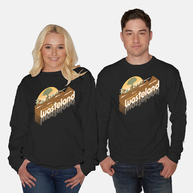 Sunset Wasteland-Unisex-Crew Neck-Sweatshirt-Getsousa!