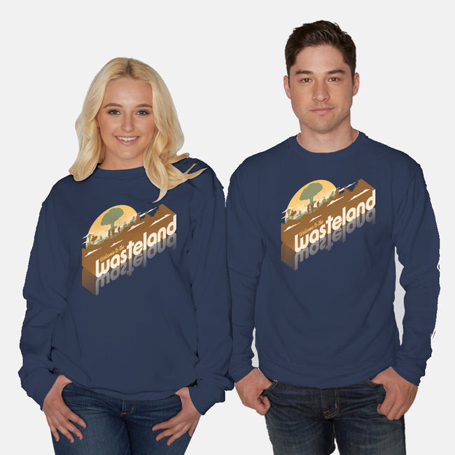 Sunset Wasteland-Unisex-Crew Neck-Sweatshirt-Getsousa!