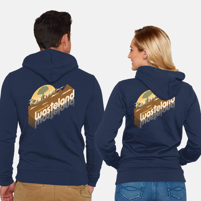 Sunset Wasteland-Unisex-Zip-Up-Sweatshirt-Getsousa!
