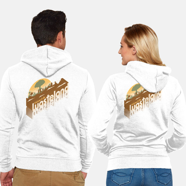 Sunset Wasteland-Unisex-Zip-Up-Sweatshirt-Getsousa!